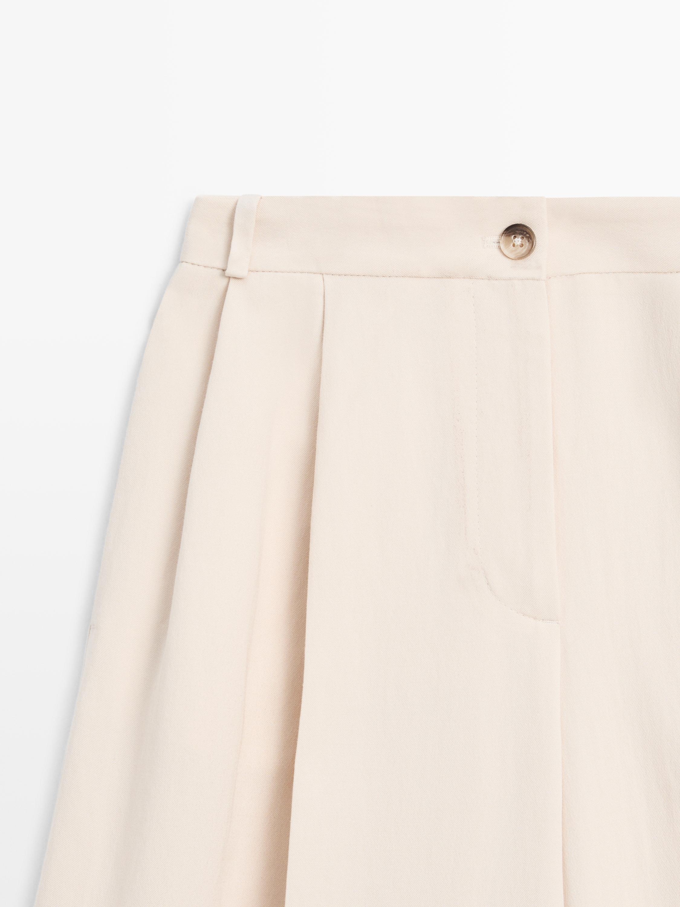 Pantalon fluide avec ourlet